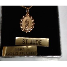 St Jude Medal (14 kt Gold Filled)
